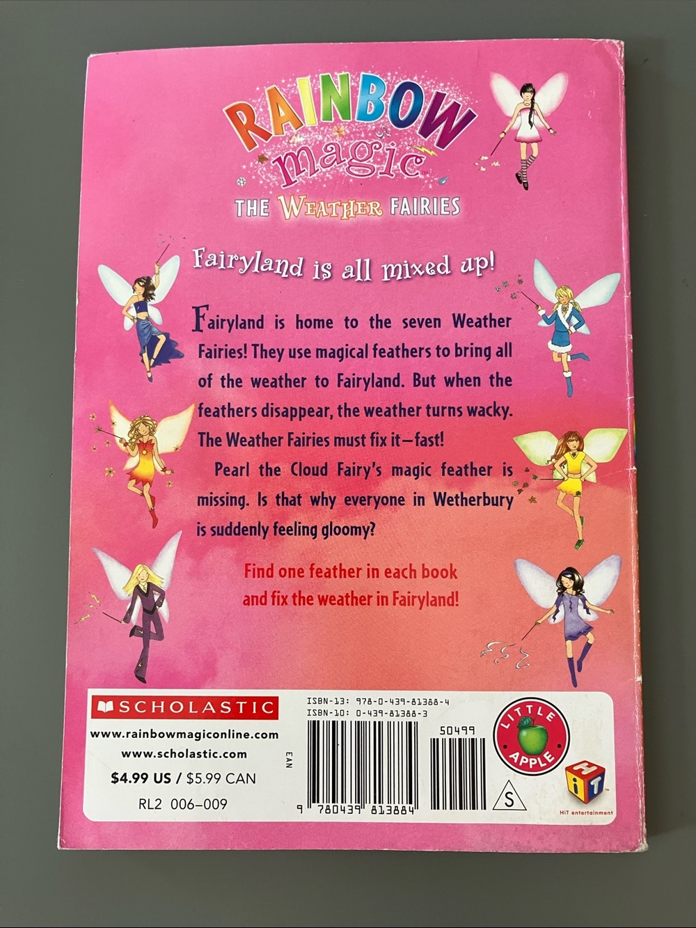 Rainbow Kids Fairy Book Set - Pink, Orange, Purple, Blue, Yellow - Picture 8 of 15